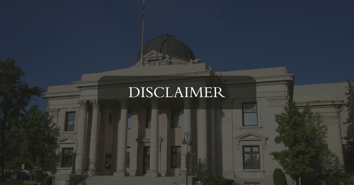 Disclaimer