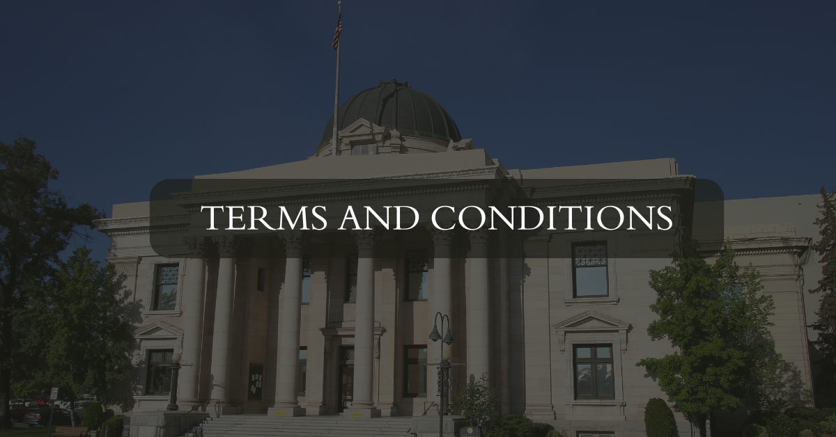 Terms and Conditions